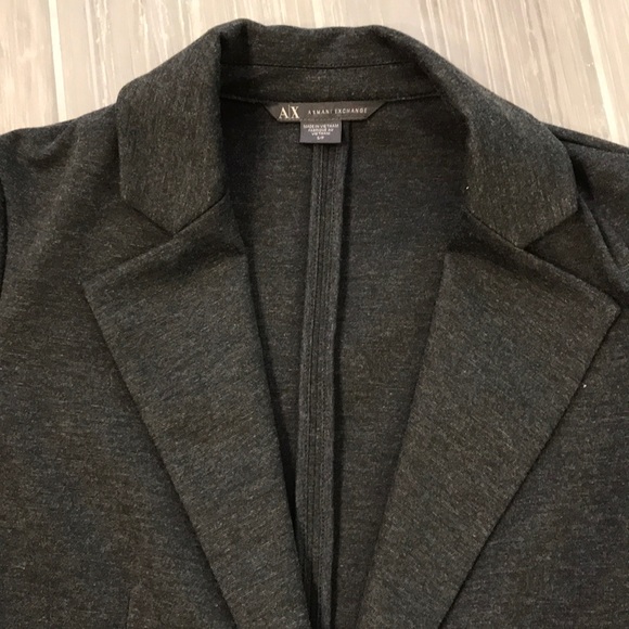 Armani Exchange charcoal dark gray blazer, S - Picture 2 of 8